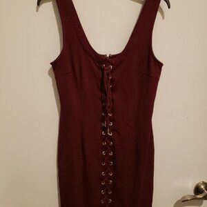 Burgundy String Sexy Dress- Small/Med!